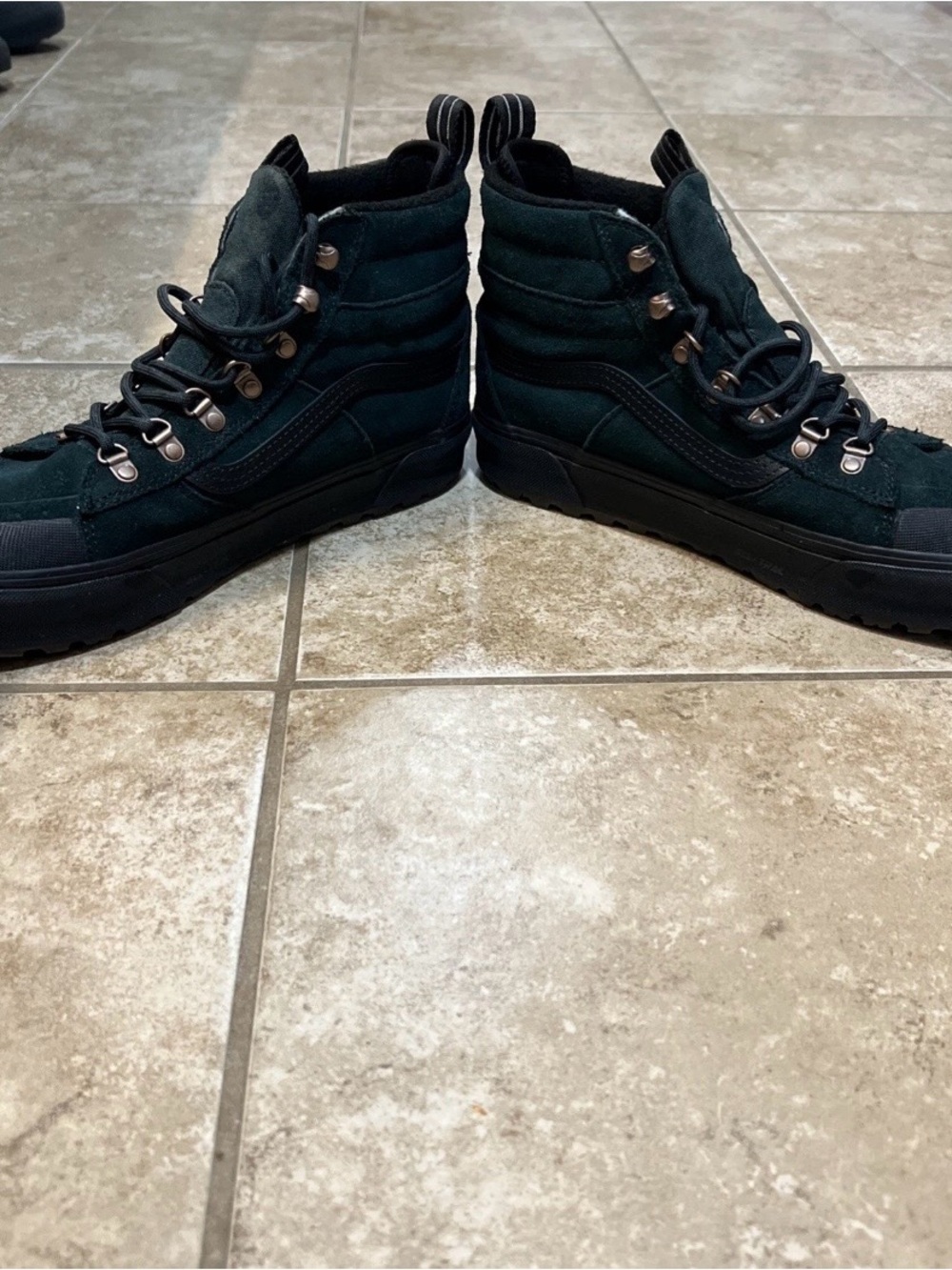 Vans MTE-2 Sk8-Hi Emerald Green Suede High-Top Sneakers Men’s Size 9.5 - Picture 3 of 8